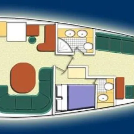 Båthotell Yachtsail Alicia 20 Meter Olbia